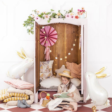 Helium Ballon Konijn Leeg 70cm van Partydeco koop je bij Partywinkel