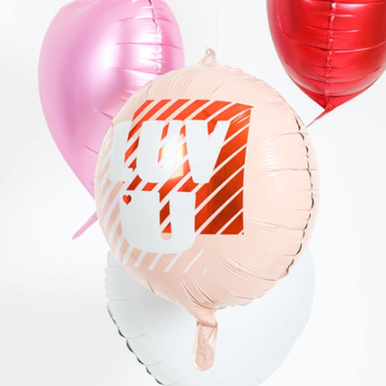 Helium Ballon Luv U Leeg 45cm van Folat koop je bij Partywinkel