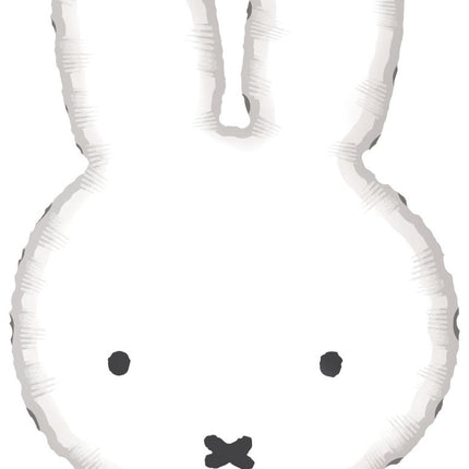 Helium Ballon Nijntje Leeg 65cm van Haza Witbaard koop je bij Partywinkel