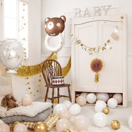 Helium Ballon Oh Baby Leeg 53cm van Partydeco koop je bij Partywinkel