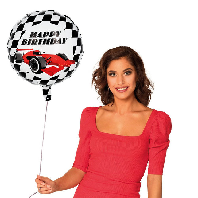 Helium Ballon Race Dubbelzijdig Leeg 45cm van Boland koop je bij Partywinkel