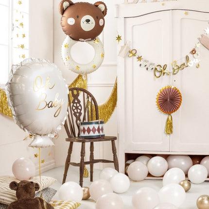 Helium Ballon Rammelaar Beer Leeg 67cm van Partydeco koop je bij Partywinkel