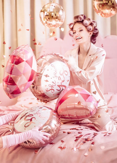 Helium Ballon Ring Leeg 72cm van Partydeco koop je bij Partywinkel