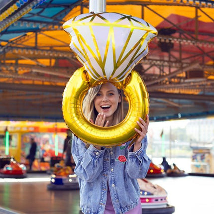 Helium Ballon Ring Leeg 95cm van Partydeco koop je bij Partywinkel