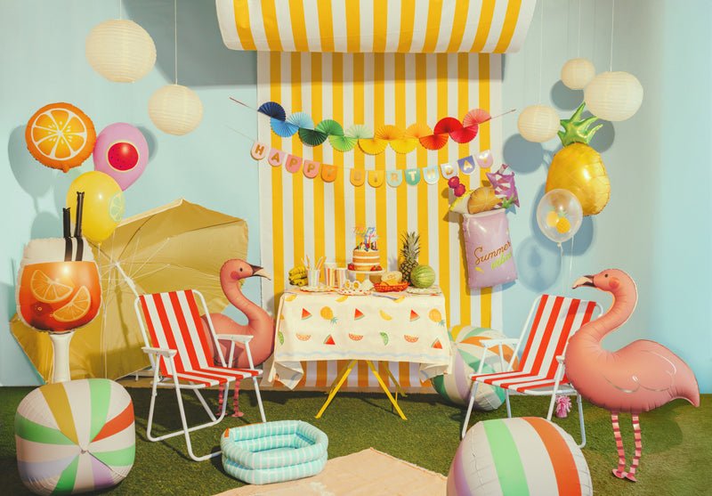 Helium Ballon Sinaasappel 35cm Leeg van Partydeco koop je bij Partywinkel