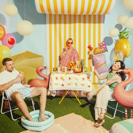 Helium Ballon Sinaasappel 35cm Leeg van Partydeco koop je bij Partywinkel