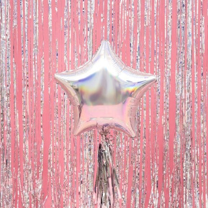 Helium Ballon Ster Parelmoer 48cm leeg van Partydeco koop je bij Partywinkel