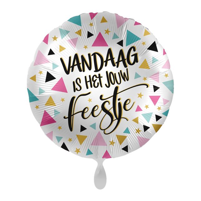 Helium Ballon Vandaag is het jouw feestje van Premioloon koop je bij Partywinkel