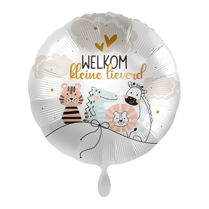 Helium Ballon Welkom kleine lieverd van Premioloon koop je bij Partywinkel
