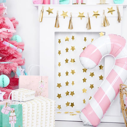 Helium Ballon Zuurstok Roze Leeg 82cm van Partydeco koop je bij Partywinkel