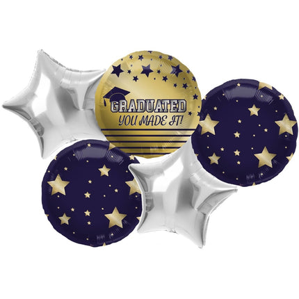 Helium Ballonnenset Geslaagd 5st van Folat koop je bij Partywinkel