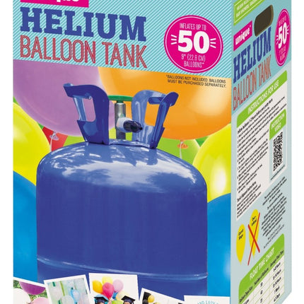 Helium Tank met 100 Ballonnen en Lint van Partywinkel koop je bij Partywinkel
