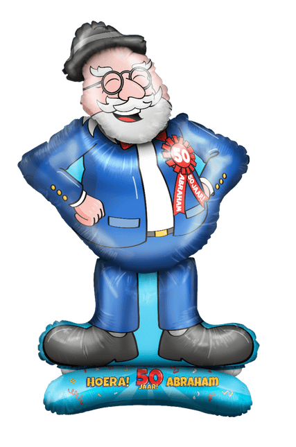 Heliumballon Abraham pop 90cm van Paper Dreams koop je bij Partywinkel