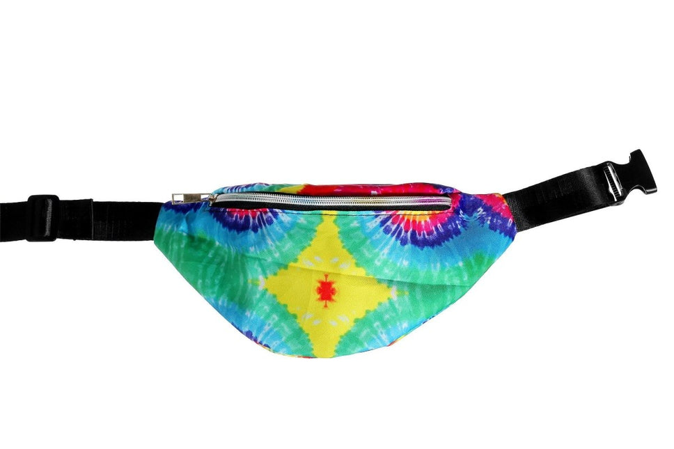 Regenboog Heuptasje Tie Dye van Wilbers & Wilbers koop je bij Partywinkel