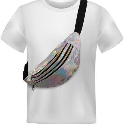 Heuptasje Holografisch Zilver van PartyXplosion koop je bij Partywinkel