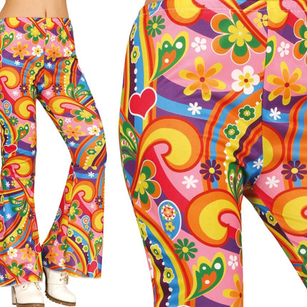 Hippie 60S Broek Dames van Fiestas Guirca koop je bij Partywinkel