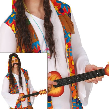 Hippie 60S Kostuum Heren Bloemen 3 delig van Fiestas Guirca koop je bij Partywinkel