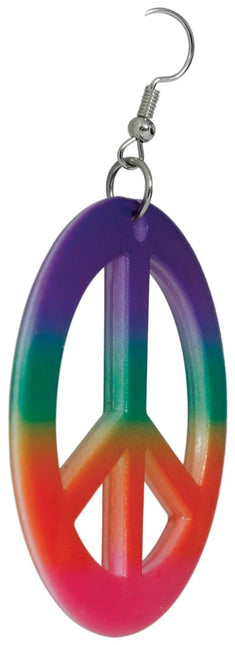 Hippie 60S Oorbellen van Fiestas Guirca koop je bij Partywinkel
