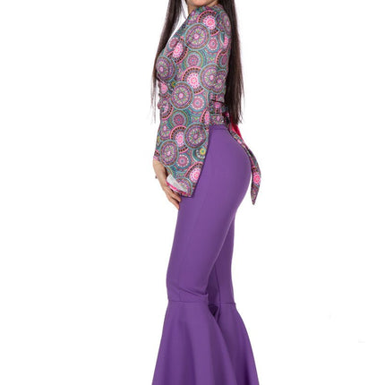 Hippie Blouse Paars van Wilbers & Wilbers koop je bij Partywinkel
