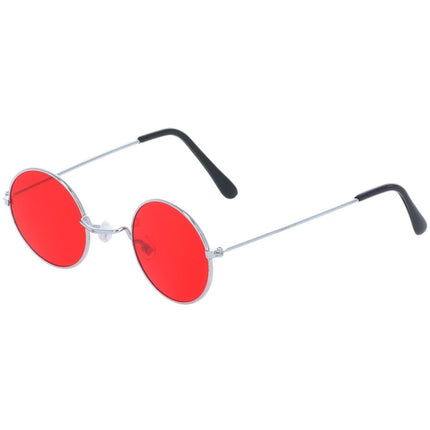 Hippie Bril Rood van Smiffys koop je bij Partywinkel