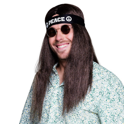 Hippie Hoofdband Peace van Boland koop je bij Partywinkel
