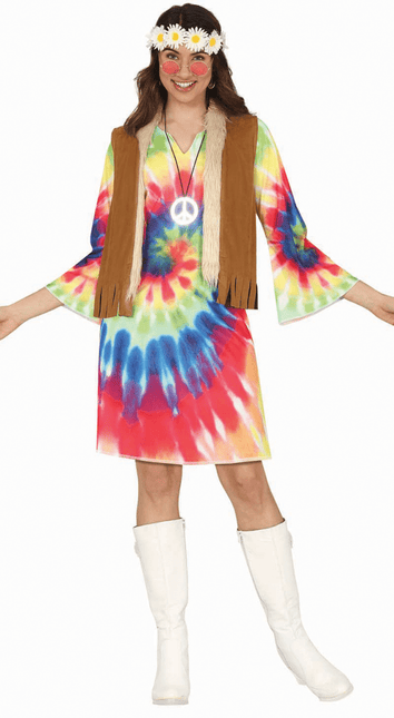Hippie Jurkje Tie Dye van Fiestas Guirca koop je bij Partywinkel
