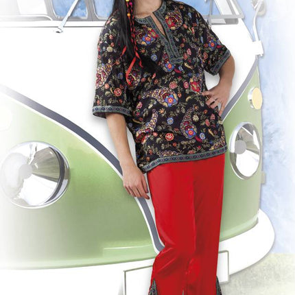 Hippie Kostuum Rood XL van Boland koop je bij Partywinkel