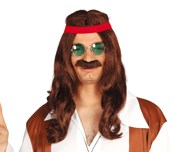 Hippie Pruik Snor van Fiestas Guirca koop je bij Partywinkel