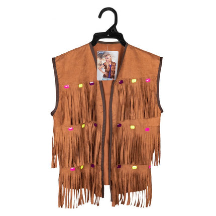 Hippie Vest M/L van Boland koop je bij Partywinkel