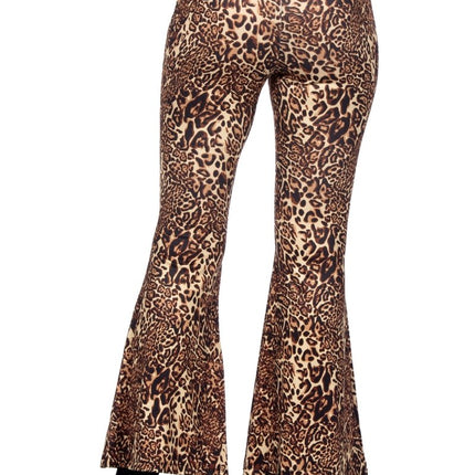 Hippie 60S Broek Panterprint van Wilbers & Wilbers koop je bij Partywinkel