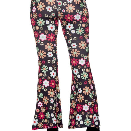 Hippie 60S Broek Bloemen van Wilbers & Wilbers koop je bij Partywinkel