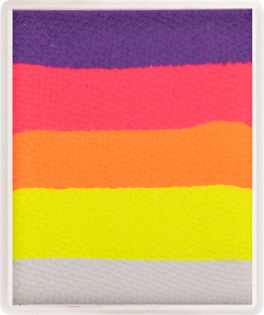 Hobby Watercolor Splitcake Big Neon Tropical Party 50gr van PXP Professional Colours koop je bij Partywinkel