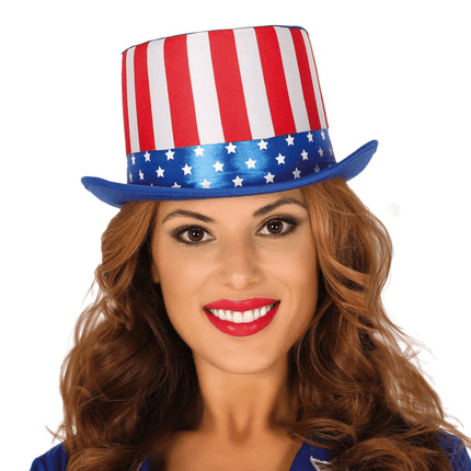 Hoed Amerikaanse Vlag van Fiestas Guirca koop je bij Partywinkel