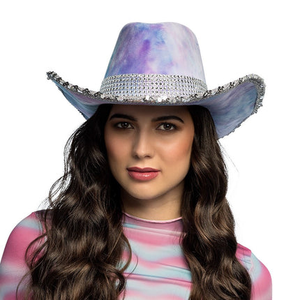 Hoed cowboy Darling lila van Boland koop je bij Partywinkel