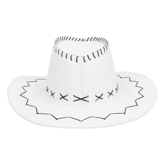 Hoed cowboy Savanne wit van Boland koop je bij Partywinkel