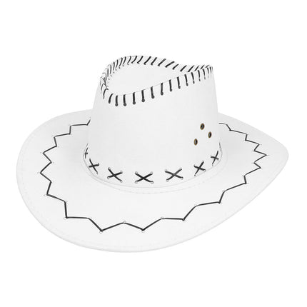 Hoed cowboy Savanne wit van Boland koop je bij Partywinkel