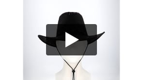 Hoed cowboy Savanne zwart van Boland koop je bij Partywinkel