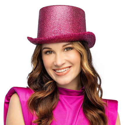 Hoed Showtime pink van Boland koop je bij Partywinkel