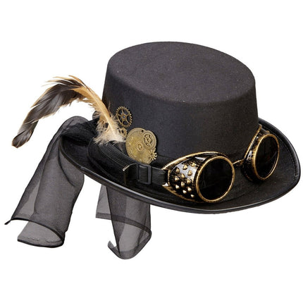 Hoed Steampunk Bril van Widmann koop je bij Partywinkel