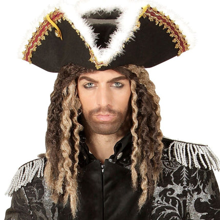 Hoed Tricorn Kapitein van Widmann koop je bij Partywinkel