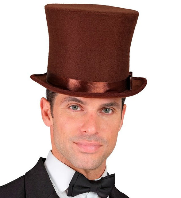 Hoge Hoed Bruin van Widmann koop je bij Partywinkel