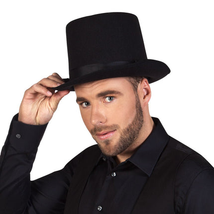 Hoge Hoed Zwart van Boland koop je bij Partywinkel