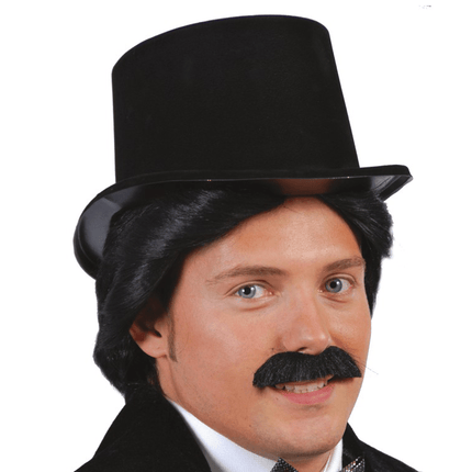 Hoge Hoed Zwart Deluxe van Fiestas Guirca koop je bij Partywinkel