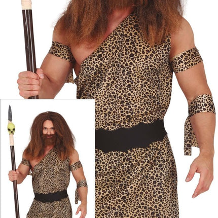 Holbewoner Kostuum Bruin Heren van Fiestas Guirca koop je bij Partywinkel