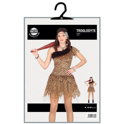 Holbewoner Kostuum Meisje 14/16 jaar van Fiestas Guirca koop je bij Partywinkel