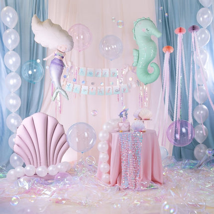 Holografisch Hangdecoratie Kwallen 1,56m 3st van Partydeco koop je bij Partywinkel