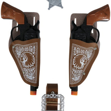 Holster Met Pistolen 20cm van Fiestas Guirca koop je bij Partywinkel