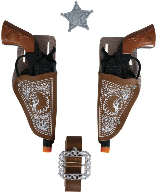 Holster Met Pistolen 20cm van Fiestas Guirca koop je bij Partywinkel