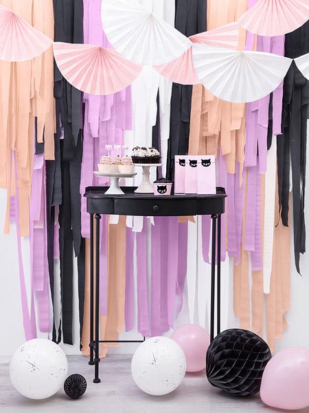 Honeycomb Bal Zwart 40cm van Partydeco koop je bij Partywinkel