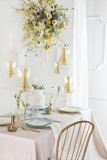 Honeycomb Engel 24cm van Partydeco koop je bij Partywinkel